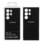قاب نیو سیلیکون محافظ لنزدار RFF مدل Samsung S23 Ultra - مشکی کد 9 (پک دار)