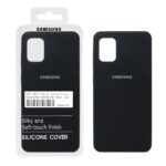 قاب سیلیکونی پاک کنی اورجینال درجه یک Samsung A31 - مشکی (پک دار)