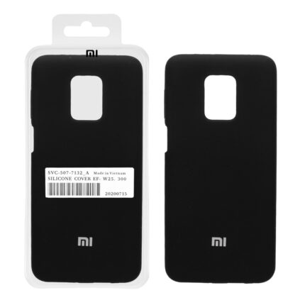 قاب سیلیکونی پاک کنی اورجینال درجه یک Xiaomi Redmi Note 9S / Redmi Note 9 Pro/ Redmi Note 9 Pro Max / Poco M2 Pro/ Redmi Note10 Lite - مشکی (پک دار)