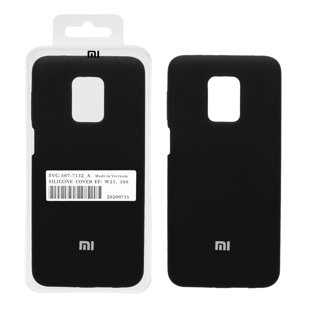 811206 قاب سیلیکونی پاک کنی اورجینال درجه یک Xiaomi Redmi Note 9S / Redmi Note 9 Pro/ Redmi Note 9 Pro Max / Poco M2 Pro/ Redmi Note10 Lite - مشکی (پک دار) - تصویر 1