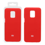 قاب سیلیکونی پاک کنی اورجینال درجه یک Xiaomi Redmi Note 9S / Redmi Note 9 Pro/ Redmi Note 9 Pro Max / Poco M2 Pro - قرمز (پک دار)