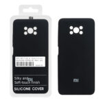 قاب سیلیکونی پاک کنی اورجینال درجه یک Xiaomi Poco X3 / Poco X3 Pro / Poco X3 NFC - مشکی (پک دار)