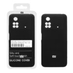 قاب سیلیکونی پاک کنی اورجینال درجه یک Xiaomi Poco M4 Pro-4G - مشکی (پک دار)