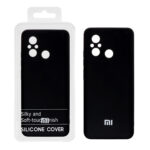 قاب نیو سیلیکون محافظ لنزدار RFF مدل Xiaomi Redmi 12C - مشکی (پک دار)