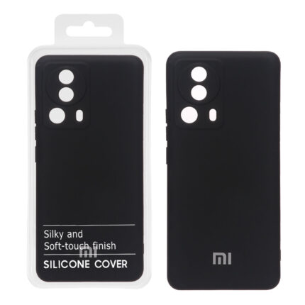 قاب نیو سیلیکون محافظ لنزدار RFF مدل Xiaomi Mi 13 Lite - مشکی کد 9 (پک دار)