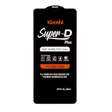 محافظ صفحه نمایش شیشه ای Full Cover SuperD Plus - Kizashi مدل Samsung A31 / A32 4G / A33 / A22 4G / M22 / M32 4G / F22 (بدون پک)