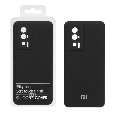 قاب نیو سیلیکون محافظ لنزدار RFF مدل Xiaomi Poco F5 Pro - مشکی (پک دار)