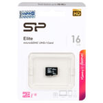 (گارانتی متین) مشکی Silicon Power microSDHC UHS-I U1 Class 10 Elite-100MB/S - 16GB
