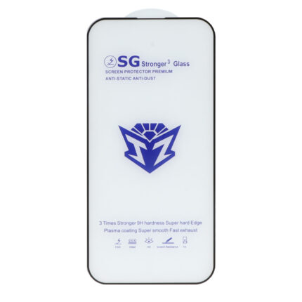 محافظ صفحه نمایش شیشه ای Full Cover Esd-SG مدل Apple iphone 16 / iPhone 15 / iPhone 14 Pro