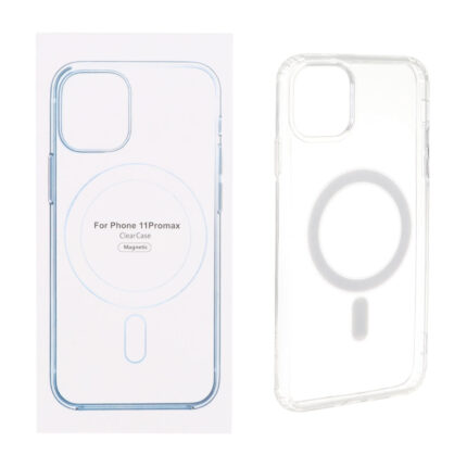 قاب شفاف Apple iPhone 11 Pro Max با قابلیت شارژ MagSafe (پک دار)