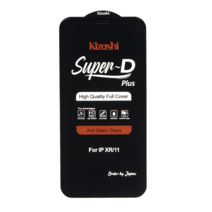 محافظ صفحه نمایش شیشه ای Full Cover SuperD Plus - Kizashi مدل Iphone XR / 11 (بدون پک)