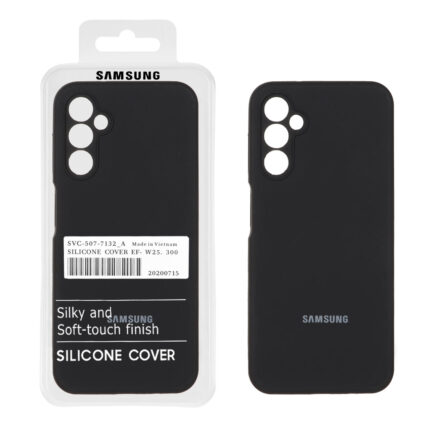 قاب سیلیکونی پاک کنی اورجینال درجه یک Samsung Galaxy A14 - مشکی (پک دار)
