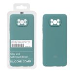 قاب سیلیکونی پاک کنی اورجینال درجه یک Xiaomi Poco X3 / Poco X3 Pro / Poco X3 NFC - سبز (پک دار)