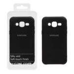 قاب نیو سیلیکون محافظ لنزدار RFF مدل Samsung Galaxy J7 (2015) / J700 - مشکی (پک دار)