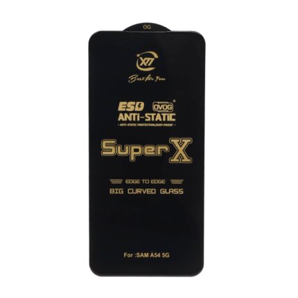 محافظ صفحه نمایش آنتی استاتیک Full Cover Super X مدل Samsung Galaxy S23 FE / A54 / Honor 400