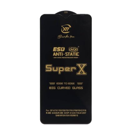 محافظ صفحه نمایش آنتی استاتیک Full Cover Super X مدل Samsung A10 / A10S / M10 / M20 / M01S