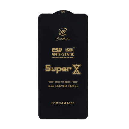 محافظ صفحه نمایش آنتی استاتیک Full Cover Super X مدل Samsung Galaxy A20S