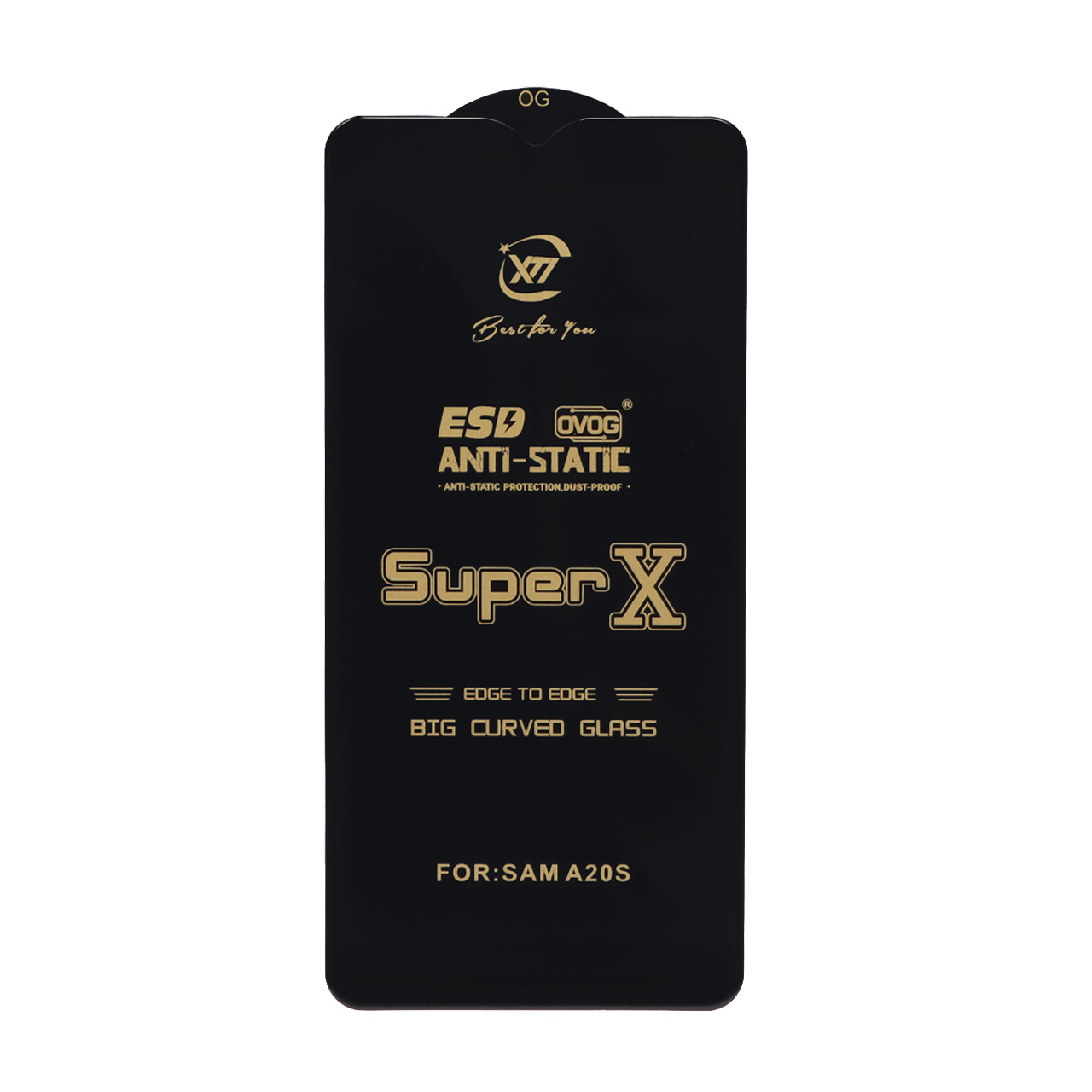 916684 محافظ صفحه نمایش آنتی استاتیک Full Cover Super X مدل Samsung Galaxy A20S - تصویر 1