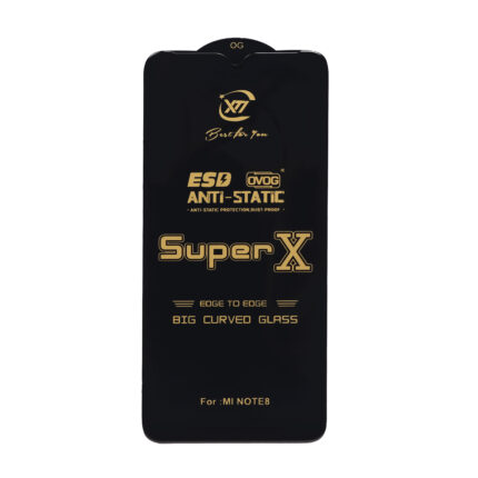 محافظ صفحه نمایش آنتی استاتیک Full Cover Super X مدل Xiaomi Redmi Note 8 / Redmi 8 / Redmi 8a