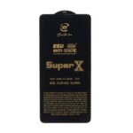 محافظ صفحه نمایش آنتی استاتیک Full Cover Super X مدل Samsung A71 / A72 / A73 / M51 / M52 / M53 / M54 / M62 / Note 12 Pro 5G / Note 12 Pro Plus / Poco X5 Pro / Poco F5