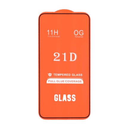 محافظ صفحه نمایش شیشه ای Samsung Galaxy S23 FE / A54 / Honor 400 - Full Cover 21D