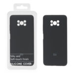 قاب سیلیکونی پاک کنی اورجینال درجه یک Xiaomi Poco X3 / Poco X3 Pro / Poco X3 NFC - خاکستری (پک دار)