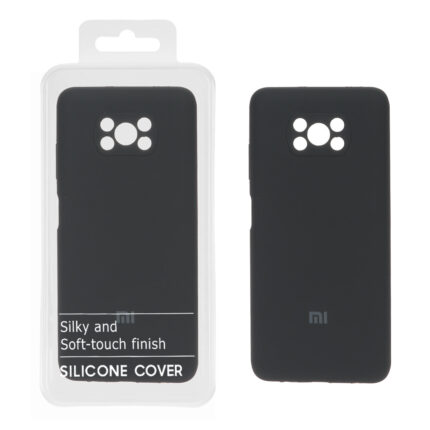 قاب سیلیکونی پاک کنی اورجینال درجه یک Xiaomi Poco X3 / Poco X3 Pro / Poco X3 NFC - خاکستری (پک دار)