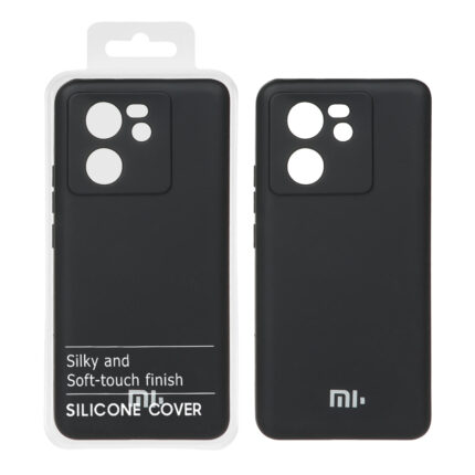 قاب نیو سیلیکون محافظ لنزدار RFF مدل Xiaomi Mi 13t / 13t Pro - مشکی (پک دار)