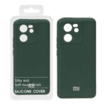 قاب نیو سیلیکون محافظ لنزدار RFF مدل Xiaomi Mi 13t / 13t Pro - سبز تیره (پک دار)