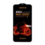محافظ صفحه نمایش شیشه ای Full Cover ESD Anti Static - Weva مدل Samsung A34 (بدون پک)