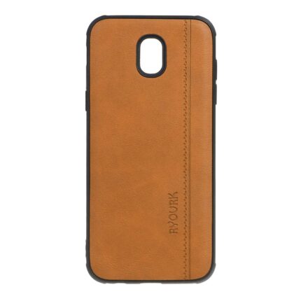 قاب طرح چرم RYOURK مدل Samsung Galaxy J5 Pro / J530 - عسلی