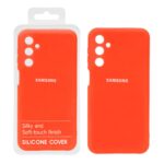قاب نیو سیلیکون محافظ لنزدار RFF مدل Samsung M34 - گوجه ای (پک دار)