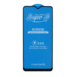 محافظ صفحه نمایش شیشه ای آنتی استاتیک مات Full Cover Super S-OG مدل Samsung A20S - مشکی (بدون پک)