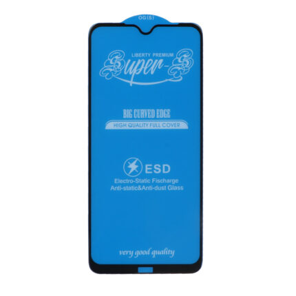 محافظ صفحه نمایش شیشه ای آنتی استاتیک مات Full Cover Super S-OG مدل Xiaomi Redmi Note 8 / Redmi 8 / Redmi 8a - مشکی (بدون پک)