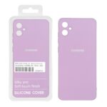 قاب نیو سیلیکون محافظ لنزدار RFF مدل Samsung Galaxy A05 / M05 / F05 - یاسی (پک دار)
