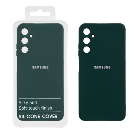 قاب نیو سیلیکون محافظ لنزدار RFF مدل Samsung Galaxy A05s / M14 4G / F14 4G - سبز تیره (پک دار)