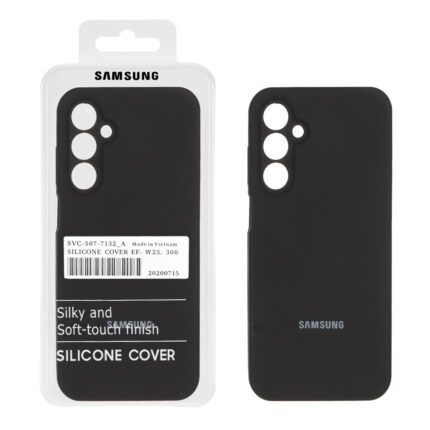 قاب سیلیکونی پاک کنی اورجینال درجه یک Samsung Galaxy A25 5G - مشکی (پک دار)