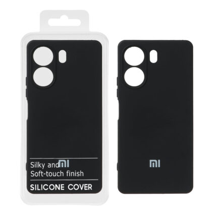 قاب سیلیکونی HighCopy مدل Xiaomi Redmi 13C / Poco C65 - مشکی (پک دار)- PL