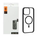 قاب اورجینال Spigen ULTRA HYBRID MagSafe مدل Apple iPhone 15 Pro Max - شفاف مشکی (پک دار)