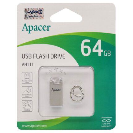 Apacer AH111 USB2.0 Flash Memory-64GB (گارانتی متین)-کریستالی