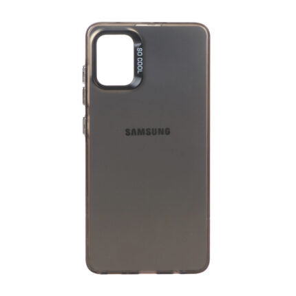 قاب SO COOL لوگودار Samsung Galaxy A31 - خاکستری