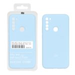 قاب سیلیکونی پاک کنی اورجینال درجه یک Xiaomi Redmi Note 8 - آبی آسمانی (پک دار)