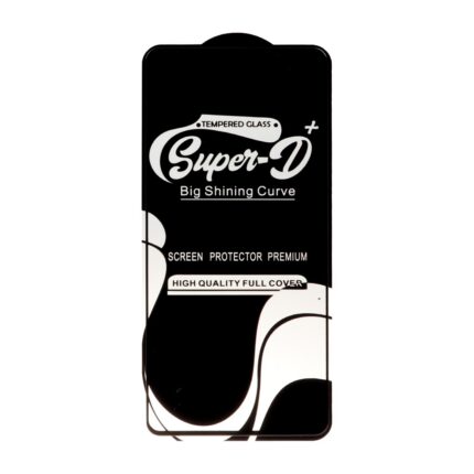 محافظ صفحه نمایش شیشه ای Full Cover Super D Plus مدل Xiaomi Redmi Note 13 Pro 4G / Note 14S / Poco M6 Pro 4G
