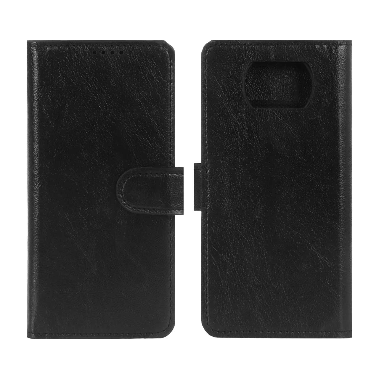 1204670 کیف موبایل چرمی مگنتی محافظ لنزدار Xiaomi Poco X3 / Poco X3 Pro / Poco X3 NFC - مشکی - تصویر 1