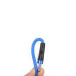 کابل شارژ سیلیکونی 1.1 متری فست Shoosh Type-C مدل +SH140C - آبی - SMO - تصویر 3