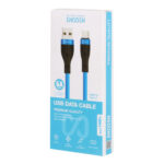 کابل شارژ سیلیکونی 1.1 متری فست Shoosh Type-C مدل +SH140C - مشکی - SMO - تصویر 2