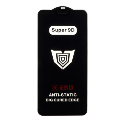 محافظ صفحه نمایش شیشه ای Full Cover ESD Anti Static - Super 9D مدل Huawei Y9 (2019) / Y8s / Honor 9X  (بدون پک)