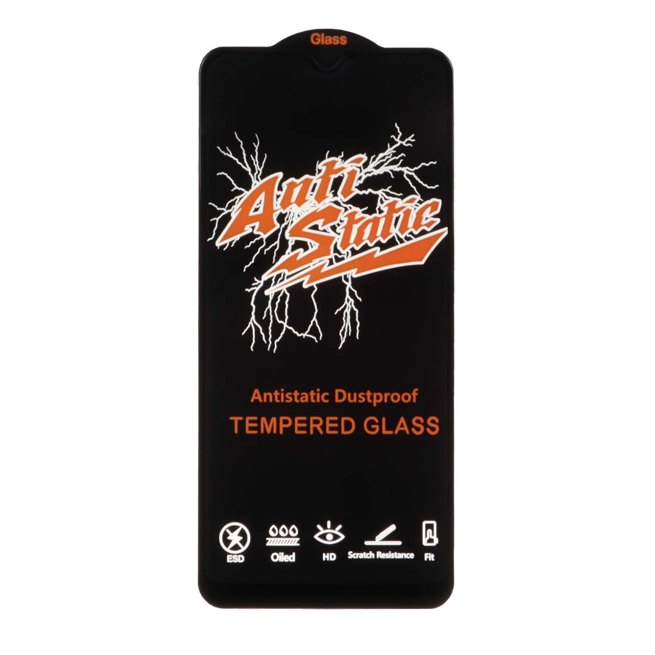 1287326 محافظ صفحه نمایش شیشه ای Samsung Galaxy A10 / A10S / M10 / M20 / M01S - Full Cover Anti Static Glass (بدون پک) - مشکی - تصویر 1