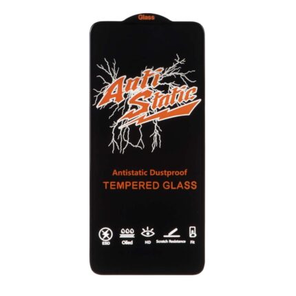 محافظ صفحه نمایش شیشه ای Samsung Galaxy A11 / M11 / Redmi Note 9 / Note 9t / Mi 11 lite / Mi 12 lite - Full Cover Anti Static Glass (بدون پک) - مشکی