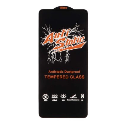 محافظ صفحه نمایش شیشه ای Xiaomi Redmi 12 / Redmi 13X / Redmi 13 4G / Poco M6 Pro 5G / Poco M6 4G - Full Cover Anti Static Glass (بدون پک) - مشکی